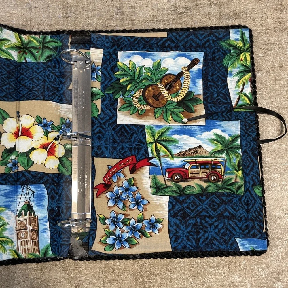 Beachy Fabric Photo Album‎ Binder Hawaiian